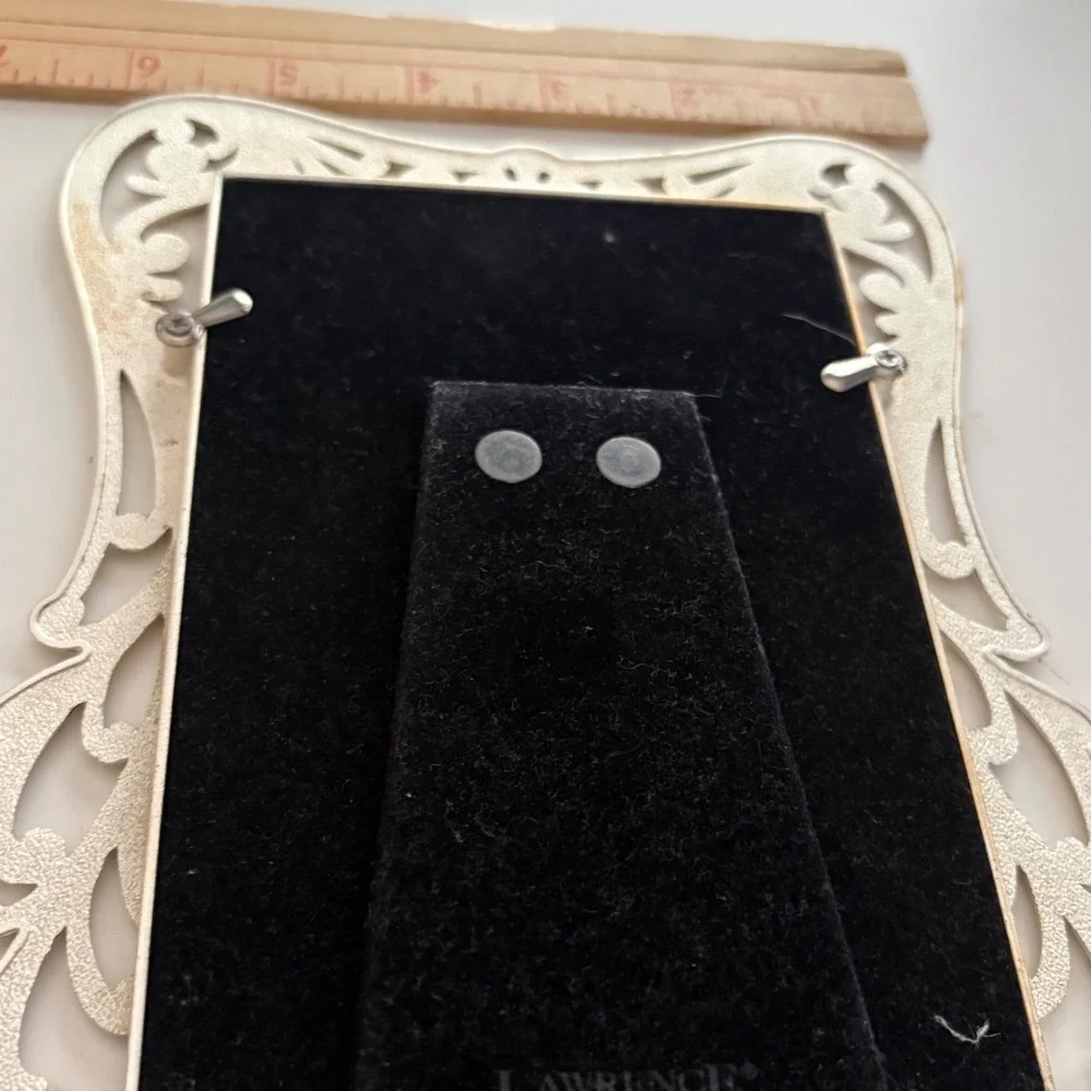 Lawrence Frames Silver Ornate Openwork Scroll 4x6 Picture Frame Vintage Style